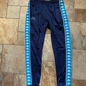 Kappa striped blue printed sweatpants